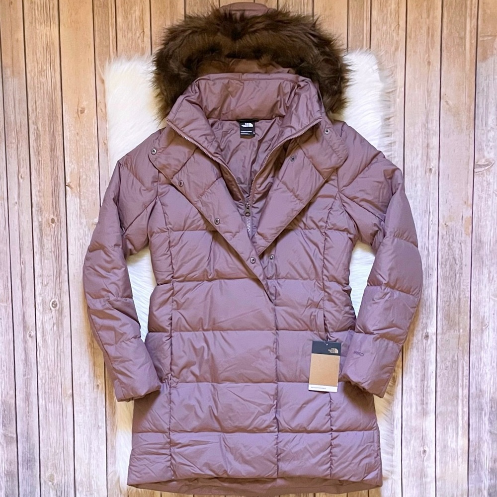 The North Face Women’s New Dealio Down Parka In Twilight Mauve